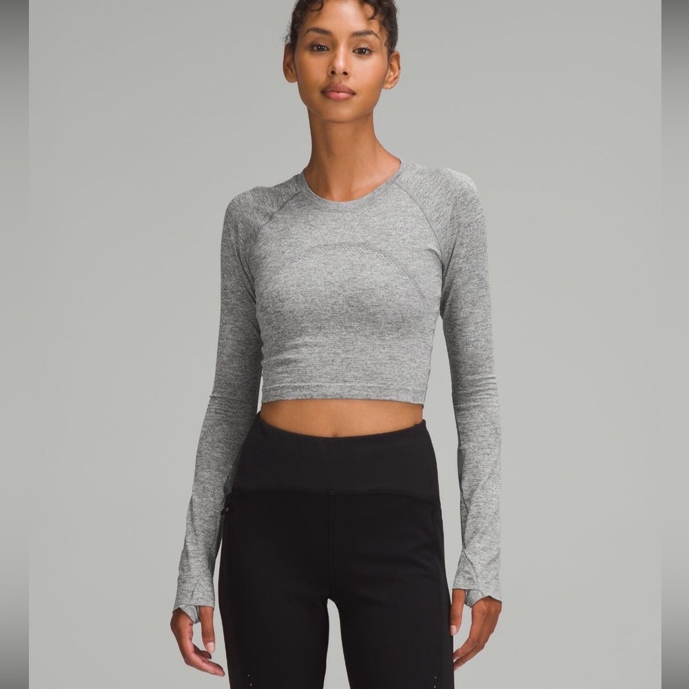 Lululemon Swiftly Tech Cropped Long Sleeve